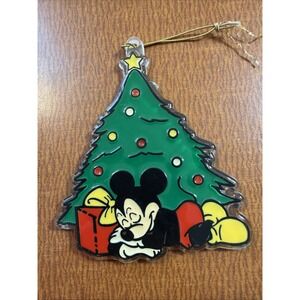 Vtg Kurt Adler Disney Mickey Mouse‎ Christmas Ornament/Suncatcher Vintage